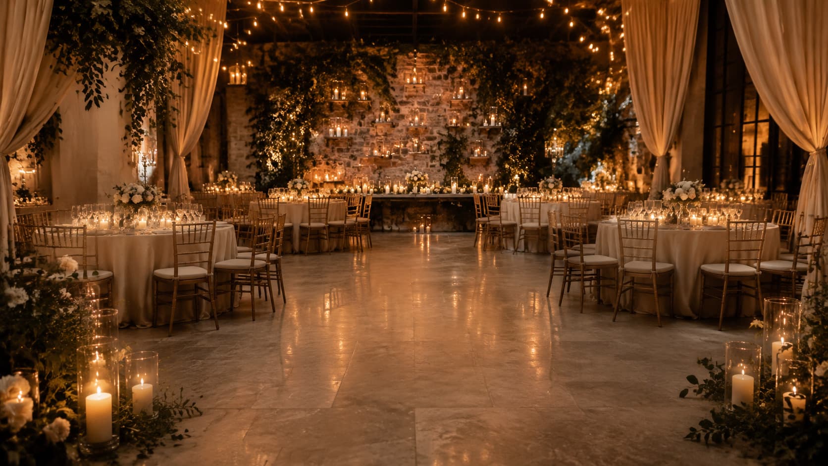 Candlelit Reception