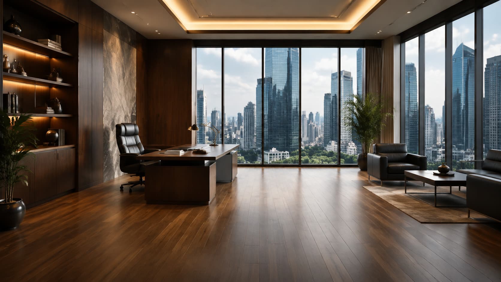 Corner Office Desk