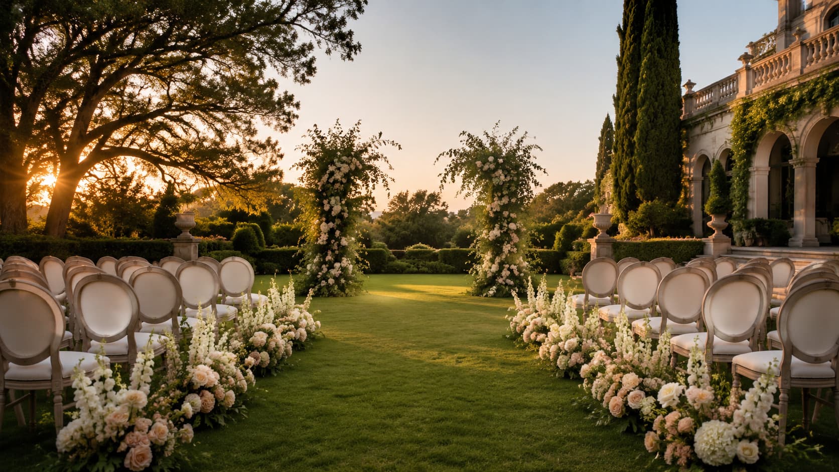 Estate Garden Ceremony