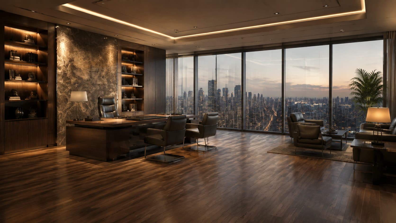 Executive Office Window View