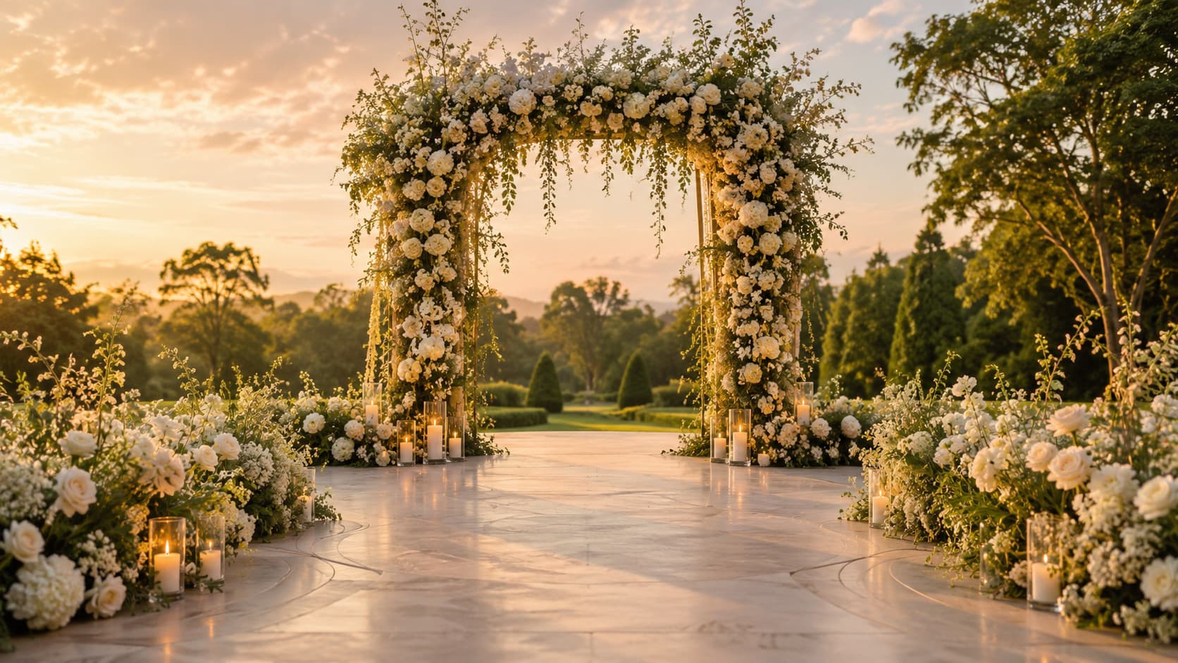 Floral Ceremony Arch