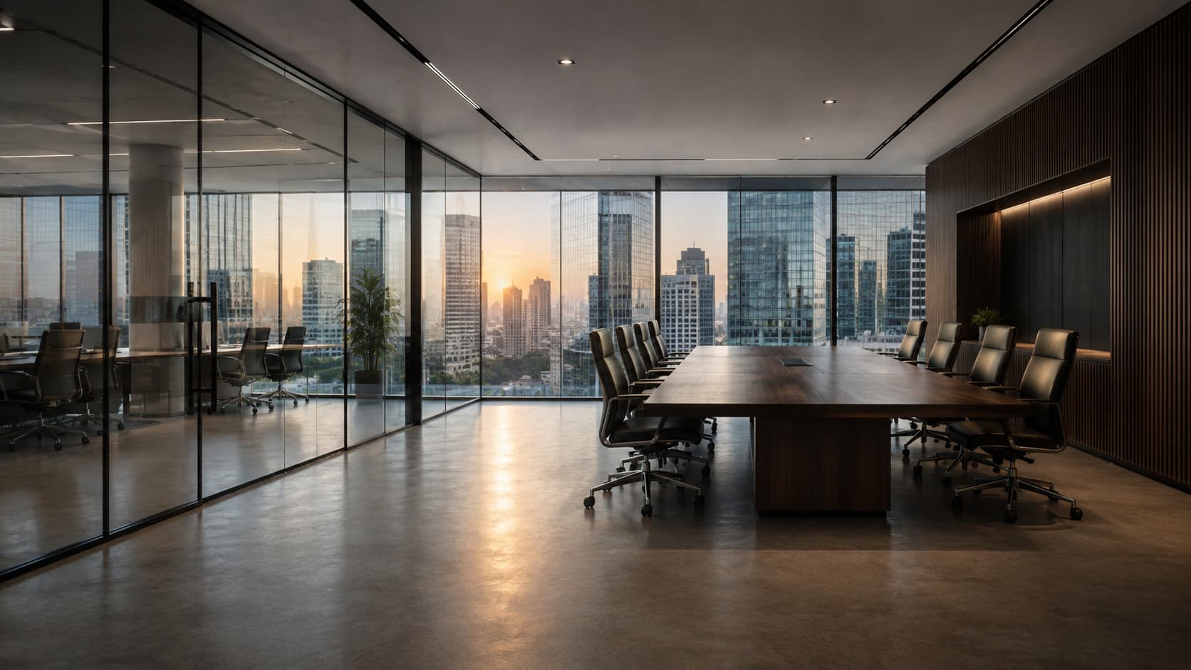 Glass Conference Room