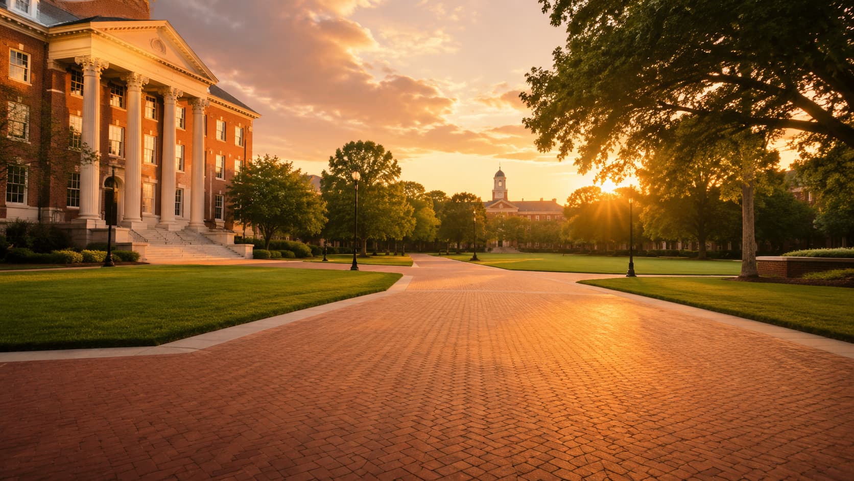 Graduation Sunset Quad