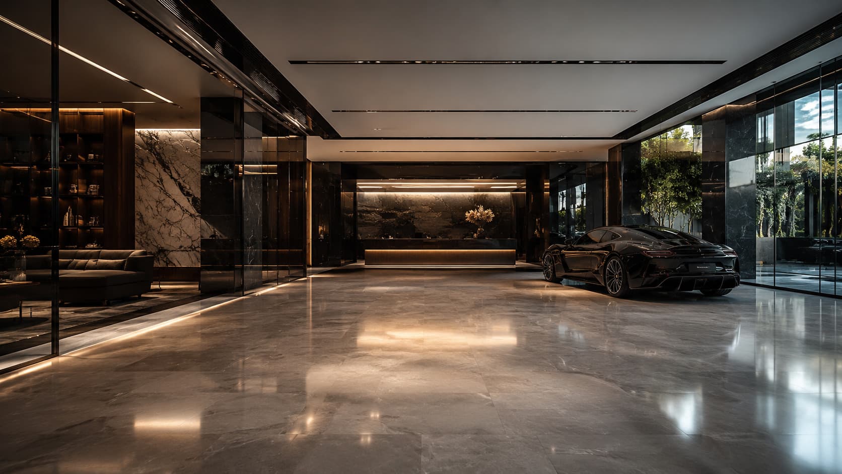Luxury Car Showroom