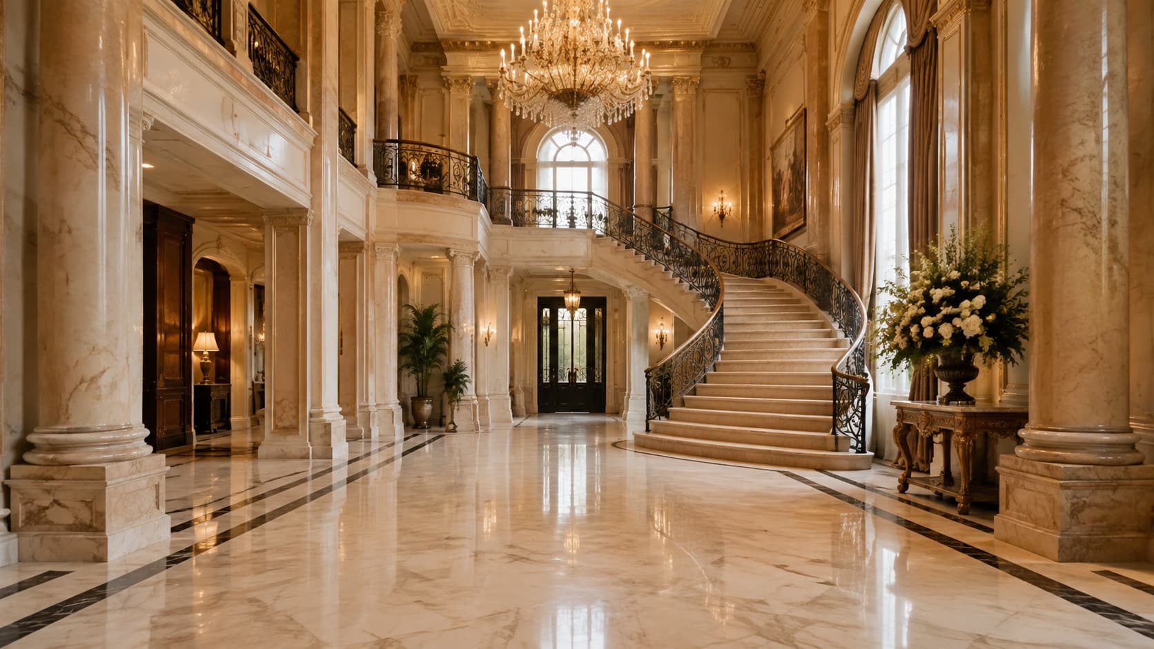 Marble Mansion Foyer