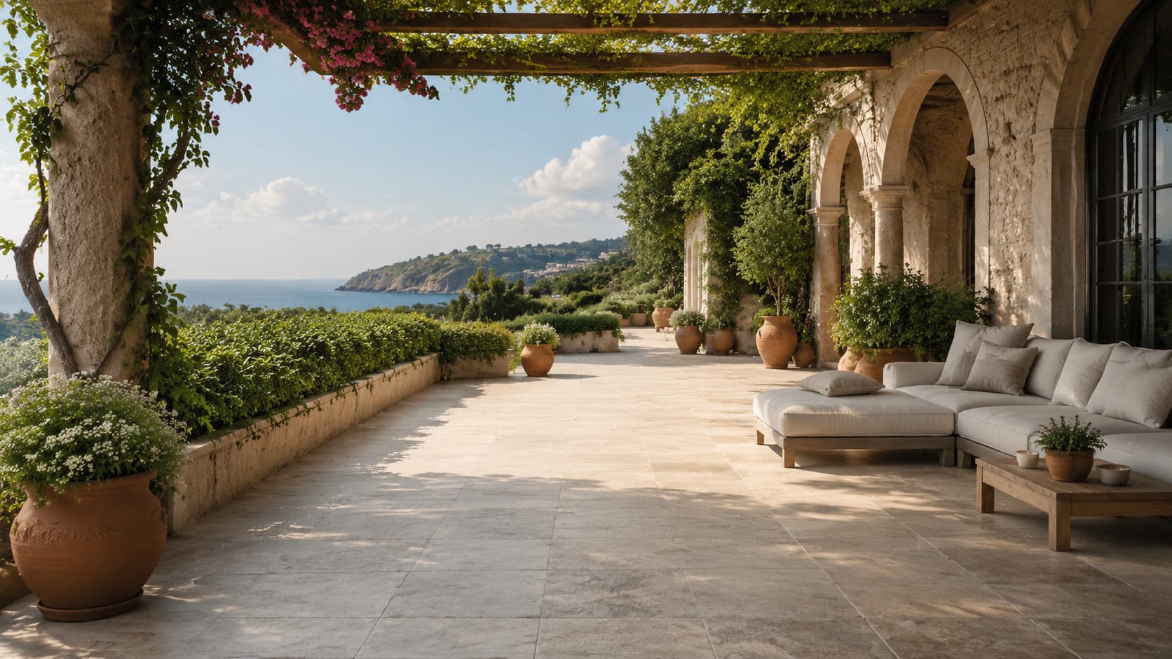 Mediterranean Villa Terrace