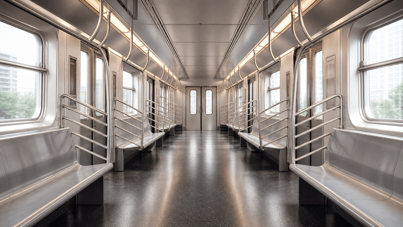 Modern Subway Car