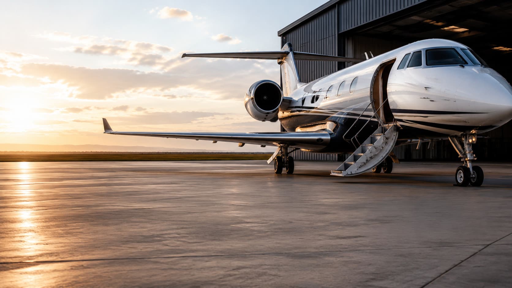 Private Jet Exterior