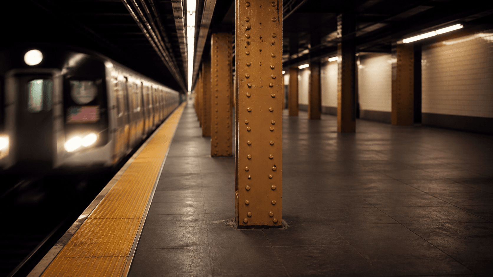 Underground Platform Arrival
