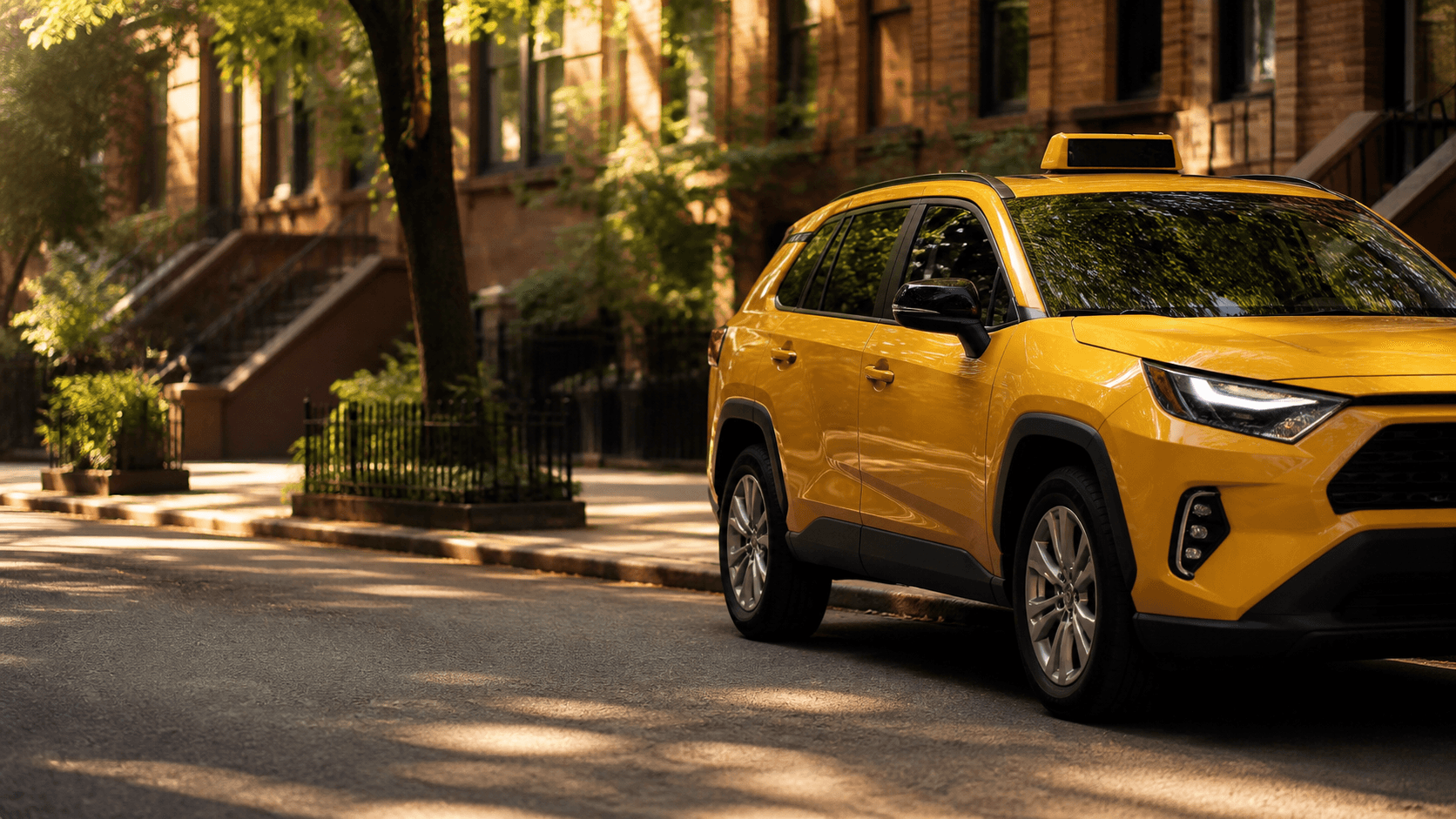 Yellow Taxi Street